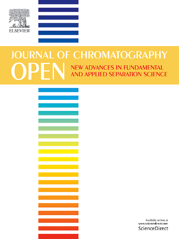 Go to journal home page - Journal of Chromatography Open